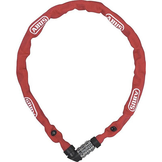 Řetězový zámek ABUS 1200/110 web červený kódový *