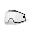 plexi Dual Racecraft/Accuri/Strata, 100% (čiré Vented, Anti-fog)