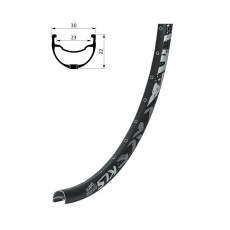 KELLYS Ráfek KLS BRAVE DSC, 36H, 1 Nýt, AV, 26" black KELLYS Ráfek KLS BRAVE DSC, 36H, 1 Nýt, AV, 26" black