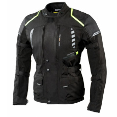 Moto bunda REBELHORN HIKER II černo/fluo žlutá Moto bunda REBELHORN HIKER II černo/fluo žlutá