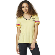 Dámské triko Fox Heritage Forger Ss Top  Pale Yellow