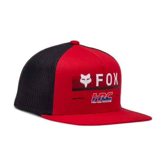 Dětská kšiltovka Fox Yth Fox X Honda Snapback Hat  Flame Red