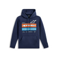 mikina HARKEN HOODIE, ALPINESTARS (modrá)