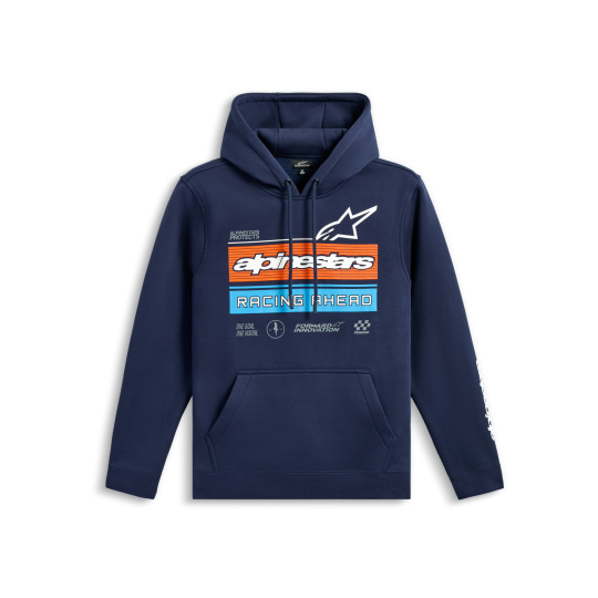 mikina HARKEN HOODIE, ALPINESTARS (modrá)
