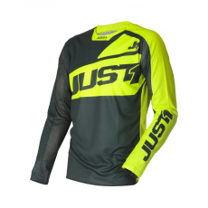 Dres JUST1 J-FORCE VERTIGO šedo/fluo žlutý Dres JUST1 J-FORCE VERTIGO šedo/fluo žlutý