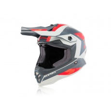 motokros přilba Acerbis Junior Steelčervená/šedá motokros přilba Acerbis Junior Steelčervená/šedá