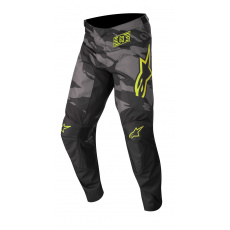 kalhoty RACER TACTICAL, ALPINESTARS (černá/šedá maskáčová/žlutá fluo)