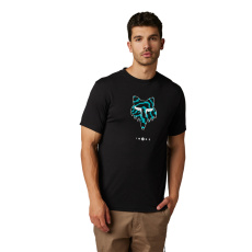 Pánské triko Fox Nuklr Ss Tech Tee Black Pánské triko Fox Nuklr Ss Tech Tee Black