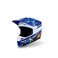 přilba S-M3 FALCON, ALPINESTARS, dětská (modrá/bílá/černá/růžová fluo/žlutá fluo) 2027