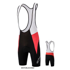 Alpinestars Nemesis BIB shorts White/Black/Red Alpinestars Nemesis BIB shorts White/Black/Red