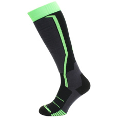 lyžařské ponožky BLIZZARD Allround ski socks, black/anthracite/green, AKCE lyžařské ponožky BLIZZARD Allround ski socks, black/anthracite/green, AKCE