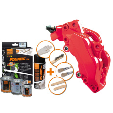 FOLIATEC dvousložková barva na brzdy, barva: červená neonová FOLIATEC dvousložková barva na brzdy, barva: červená neonová