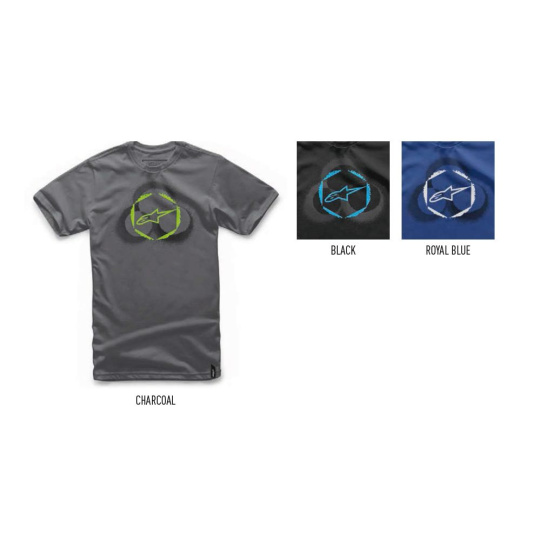 Alpinestars tričko Trio tee  Charcoal