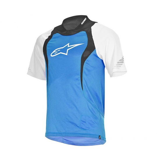 Alpinestars Drop S/S Jersey dres Electric Blue/White