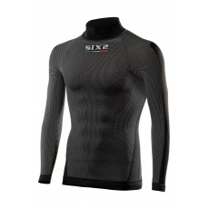 SIXS TS3 tričko s dlouhým rukávem a stojáčkem carbon černá