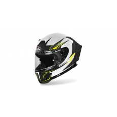 přilba GP 550S VENOM, AIROH (bílá/černá/fluo) přilba GP 550S VENOM, AIROH (bílá/černá/fluo)