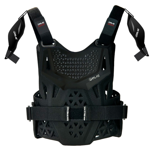 chránič hrudníku + ramena ATLAS CHARGER PeeWee CE L1, Předškolák (černá)