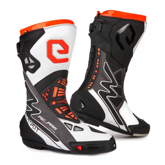 Moto boty ELEVEIT RC PRO bílé EXTRA SLEVA