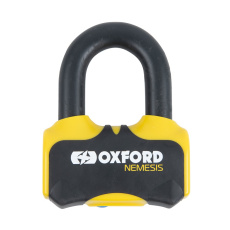 zámek U profil NEMESIS, OXFORD (průměr čepu 16 mm, žlutý) zámek U profil NEMESIS, OXFORD (průměr čepu 16 mm, žlutý)