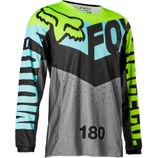 Dětský MX dres Fox Yth 180 Trice Jersey Teal 