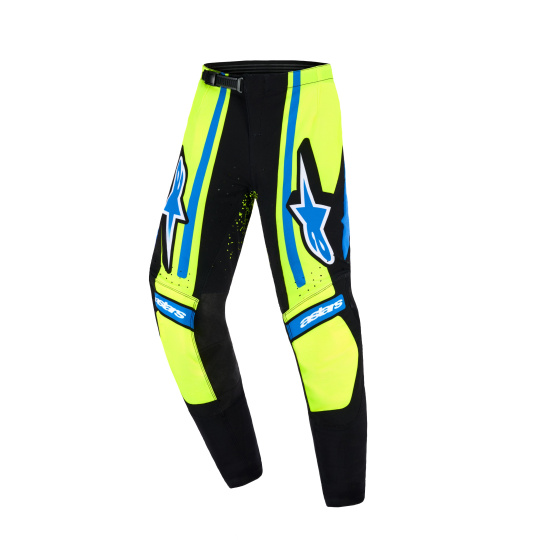 kalhoty TECHSTAR NOMUR YOUTH, ALPINESTARS, dětské (tmavě modrá/žlutá fluo/modrá) 2026