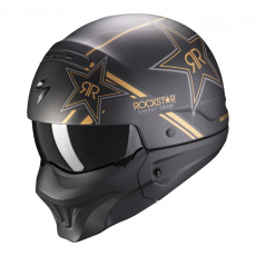 Moto přilba SCORPION EXO-COMBAT EVO ROCKSTAR zlatá Moto přilba SCORPION EXO-COMBAT EVO ROCKSTAR zlatá
