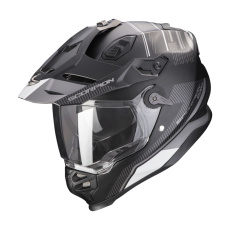 Moto přilba SCORPION ADF-9000 AIR DESERT matná černo/stříbrná Moto přilba SCORPION ADF-9000 AIR DESERT matná černo/stříbrná