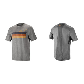 Alpinestars ALPS 6.0 S/S dres Melange Light Grey Blue Orange Alpinestars ALPS 6.0 S/S dres Melange Light Grey Blue Orange