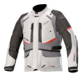 bunda ANDES DRYSTAR, TECH-AIR 5 kompatibilní, ALPINESTARS (světle šedá/tmavě šedá/černá/červená) 2025