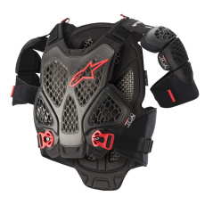 chránič těla A-6, ALPINESTARS (černá antracit/červená) 2025 chránič těla A-6, ALPINESTARS (černá antracit/červená) 2025