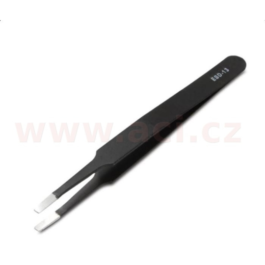 pinzeta ESD-13 nerezová antimagnetická, l. 135mm
