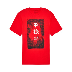 Pánské triko Fox Fox Rs Ss Prem Tee  Red