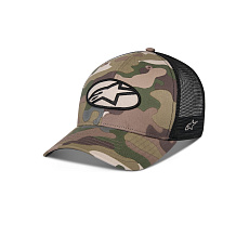 kšiltovka OBLIQUE CAMO TRUCKER, ALPINESTARS (zelená camo/černá)