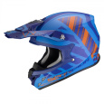 Moto přilba SCORPION VX-21 AIR URBA matná modro/oranžová