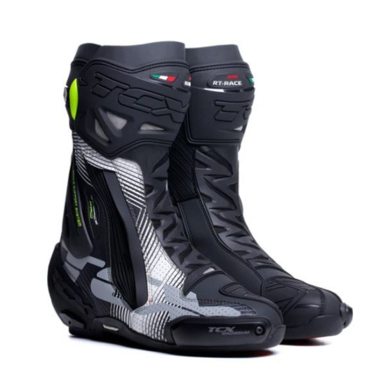 Moto boty TCX RT-RACE PRO AIR černo/bílo/šedé