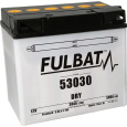 baterie 12V, 53030, 30Ah, 300A, pravá, konvenční 186x130x171, FULBAT (vč. balení elektrolytu)