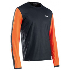 Pánský cyklo dres Northwave Xtrail Jersey LS Black/Orange Pánský cyklo dres Northwave Xtrail Jersey LS Black/Orange