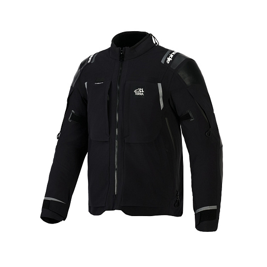 bunda ANDES PRO DRYSTAR XF, ALPINESTARS (černá/tmavě šedá) 2026 bunda ANDES PRO DRYSTAR XF, ALPINESTARS (černá/tmavě šedá) 2026