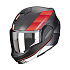 Moto přilba SCORPION EXO-TECH EVO CARBON GENUS matná černo/červená