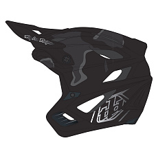 TLD HELMA STAGE STUNT MIPS SPLIT BLACK CAMO (13407900)