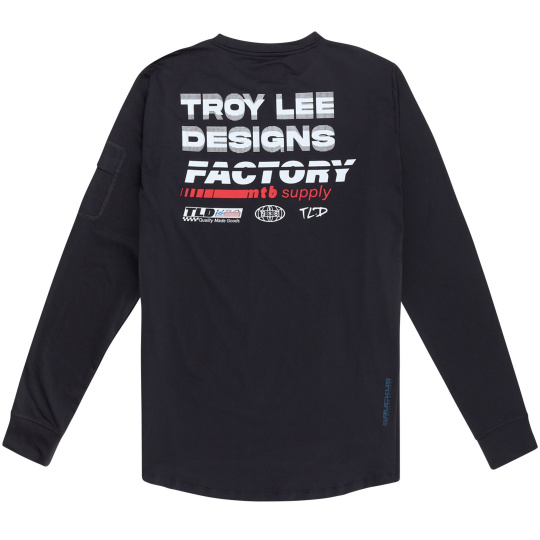 TLD DRES S DLOUHÝM RUKÁVEM RUCKUS RIDE TEE FACTORY CARBON (37100801)