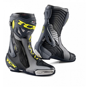 Moto boty TCX RT-RACE PRO AIR černo/šedo/žluté fluo Moto boty TCX RT-RACE PRO AIR černo/šedo/žluté fluo