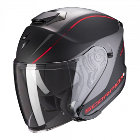 Moto přilba SCORPION EXO-S1 SHADOW matná černo/červená Moto přilba SCORPION EXO-S1 SHADOW matná černo/červená