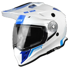Moto přilba JUST1 J34 SHAPE neonově modrá Moto přilba JUST1 J34 SHAPE neonově modrá