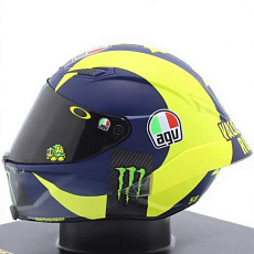 Model přilby MotoGP Valentino Rossi sezóna 2019 1:5 Model přilby MotoGP Valentino Rossi sezóna 2019 1:5