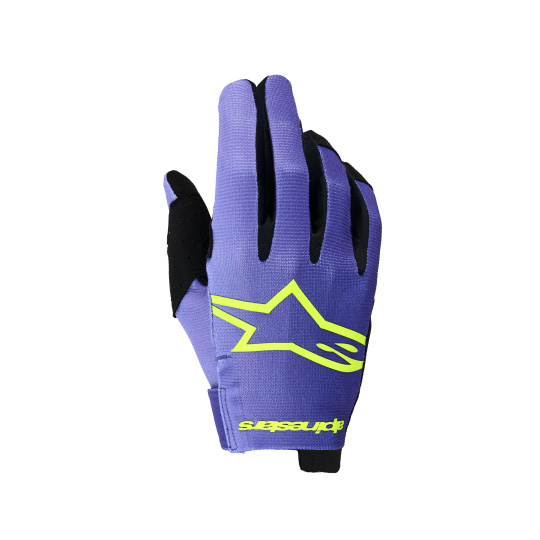 rukavice RADAR, ALPINESTARS (fialová/žlutá fluo) 2026