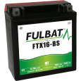 baterie 12V, YTX16-BS, 14Ah, 230A, bezúdržbová MF AGM 150x87x161 FULBAT (vč. balení elektrolytu)