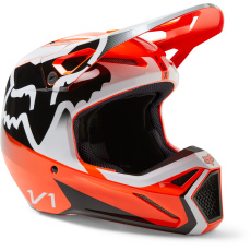 Dětská MX přilba Fox Yth V1 Leed Helmet Dot/Ece  Fluorescent Orange