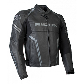 Moto bunda RICHA ASSEN černá - nadměrná velikost Moto bunda RICHA ASSEN černá - nadměrná velikost