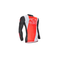ACERBIS motokros dres MX J-TRACK ONE bílá/červená Mbílá/červená ACERBIS motokros dres MX J-TRACK ONE bílá/červená Mbílá/červená